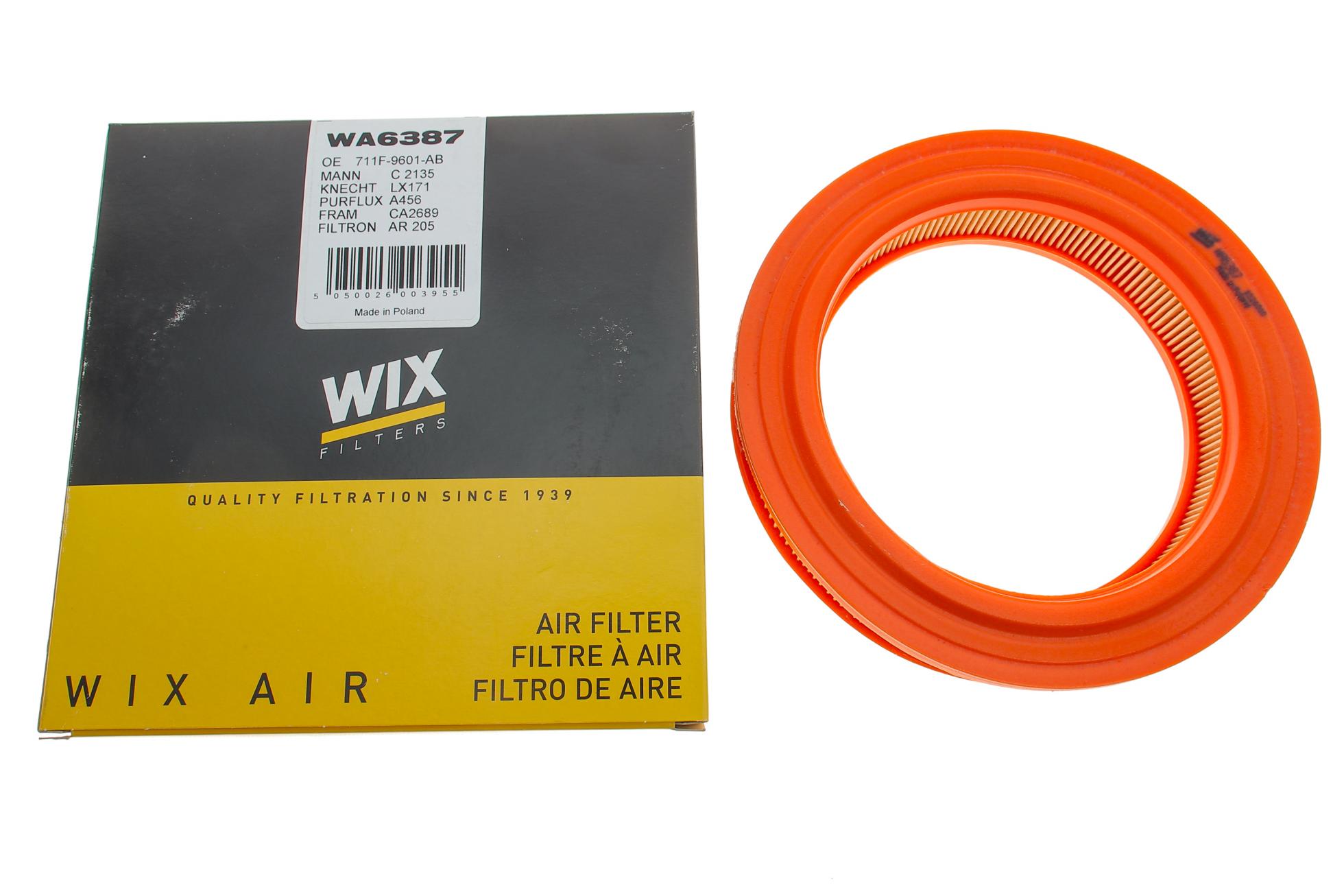 WA6387 WIX FILTERS
